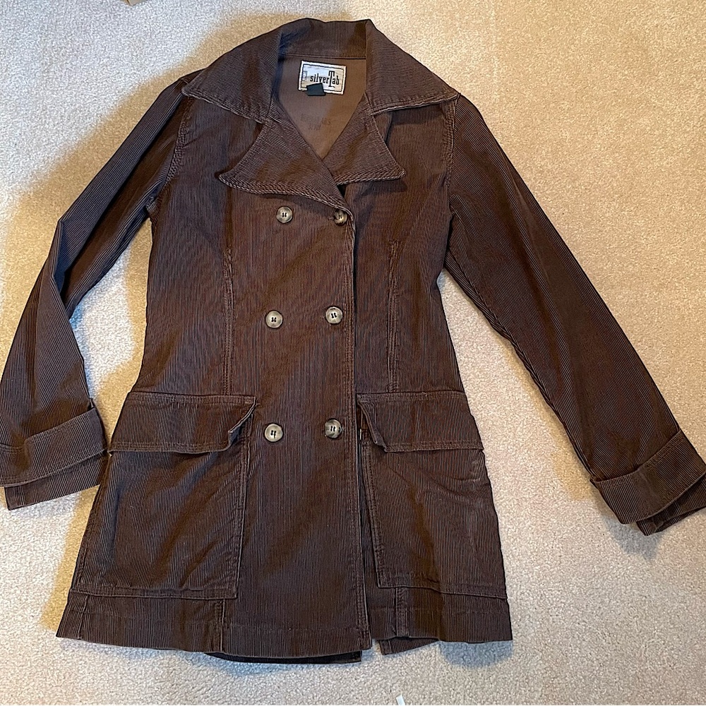 Vintage brown corduroy Levi’s SilverTab double-breasted jacket